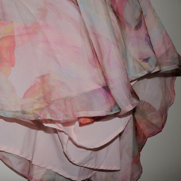 Pink Floral 2 piece romper set - Picture 11 of 16